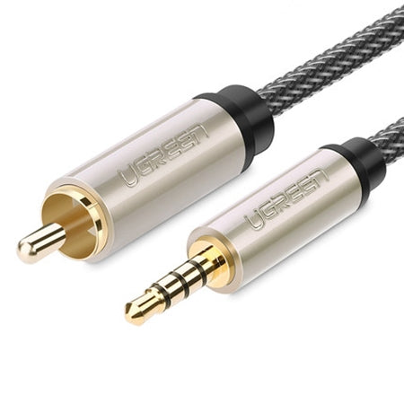 Cable de audio UGREEN de 3,5 mm a RCA Cable SPDIF digital Xiaomi Mi 1/2 TV, Longitud: 2 m, Length: 2m