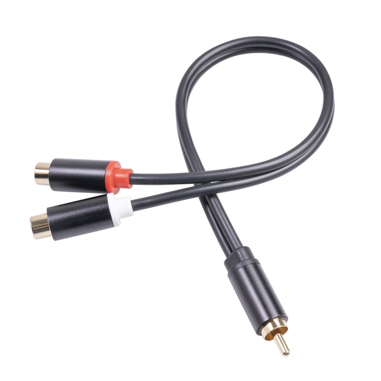 3686MFF-03 Cable adaptador de audio RCA macho a RCA doble hembra, RCA Male to Dual RCA Female