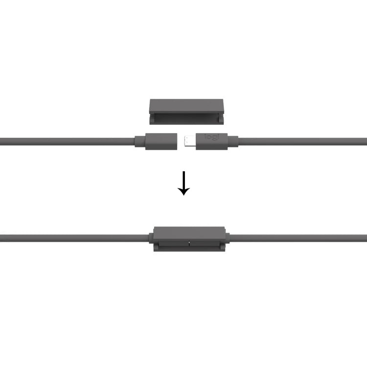 Cable alargador para micrófono Logitech CC4000E, longitud del cable: 10 m