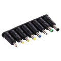 Conjunto de adaptadores de corriente 8 en 1 con interfaces hembra a múltiples macho de 5,5x2,1 mm para portátiles HP / Sony / Acer / ASUS / DELL, 8 in 1 Power Adapters