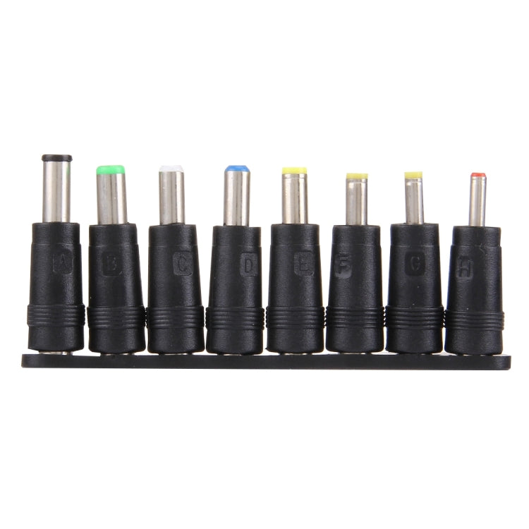 Conjunto de adaptadores de corriente 8 en 1 con interfaces hembra a múltiples macho de 5,5x2,1 mm para portátiles HP / Sony / Acer / ASUS / DELL, 8 in 1 Power Adapters
