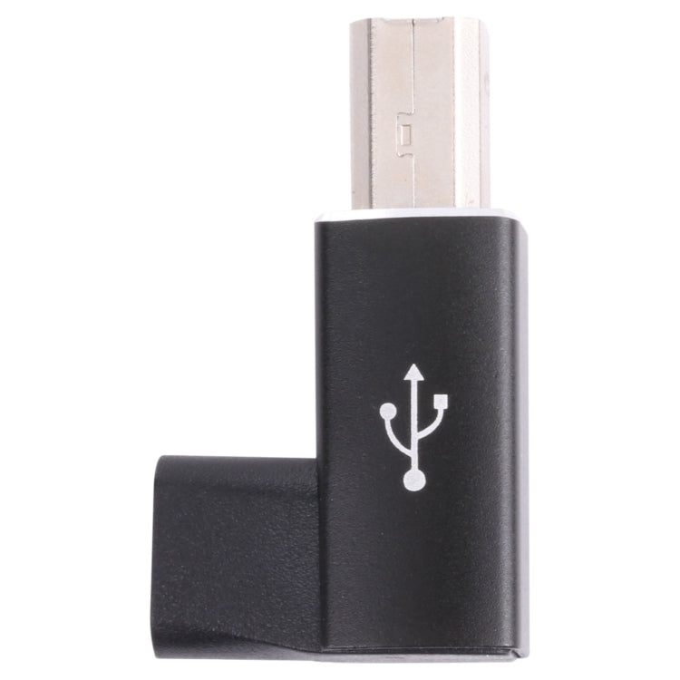 Adaptador USB-C / Tipo C Hembra a USB 2.0 B MIDI Macho para Instrumento Electrónico / Impresora / Escáner / Piano