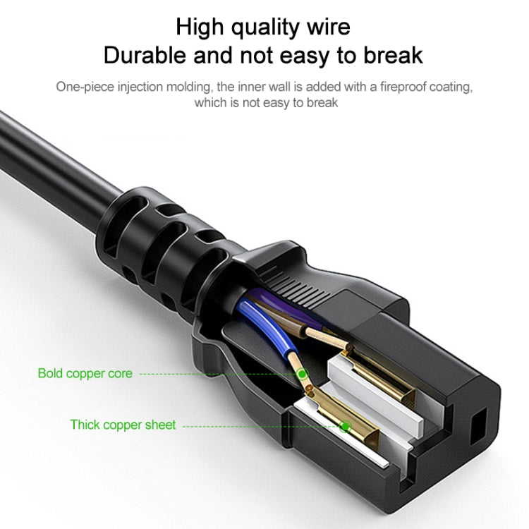 Cable de alimentación para PC de computadora de 10 A, 250 V, 3 pines, longitud: 1,8 m, enchufe AU, Double Heads AU Plug