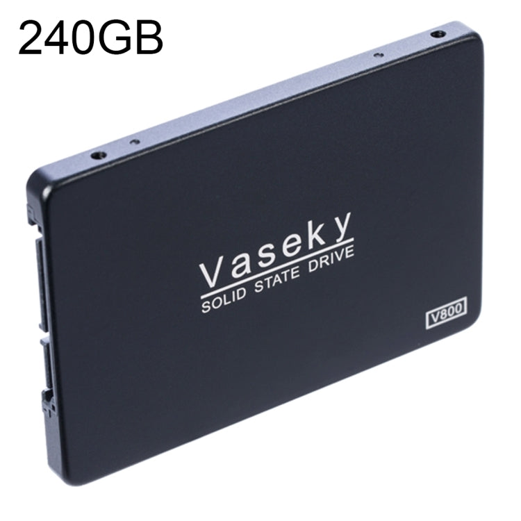 Vaseky V800 240GB 2,5 pulgadas SATA3 6GB/s Unidad de estado sólido ultradelgada de 7 mm Unidad de disco duro SSD para escritorio, portátil, 240GB