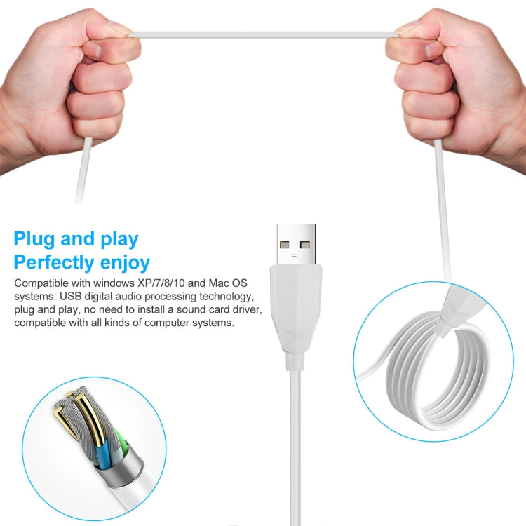 Micrófono USB para computadora de escritorio Yanmai G22
