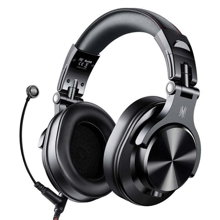 OneOdio A71 Auriculares con cable y reducción de ruido montados en la cabeza con micrófono, A71M (Black), A71(Brown)