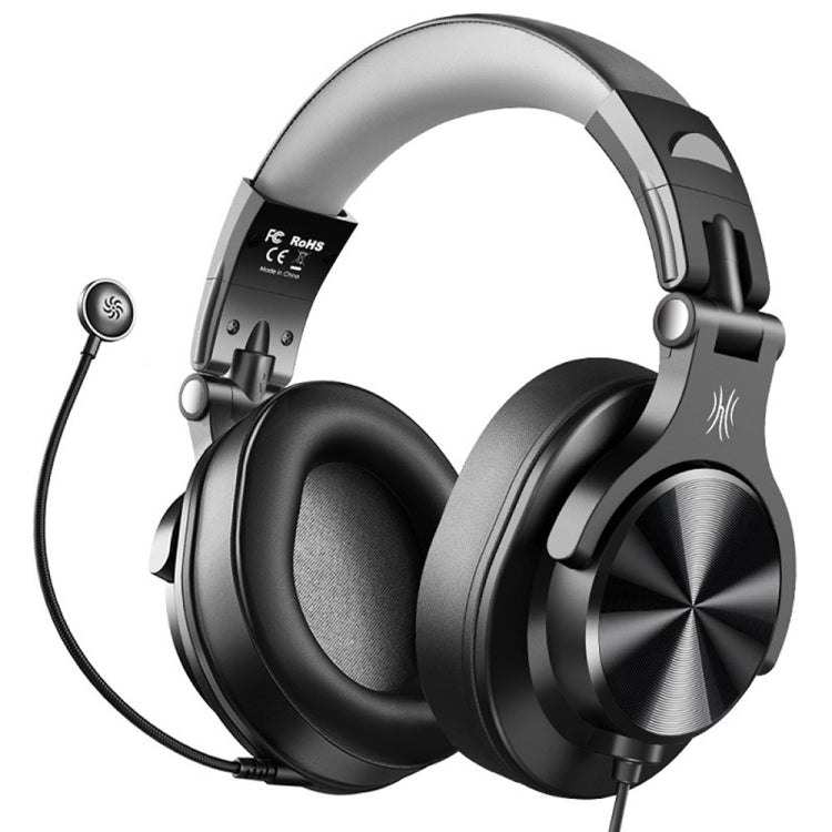 OneOdio A71D Auriculares con cable y reducción de ruido montados en la cabeza con micrófono, A71D