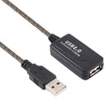 Cable de extensión USB 2.0, longitud: 10 m, Extension Cable, Length: 10m