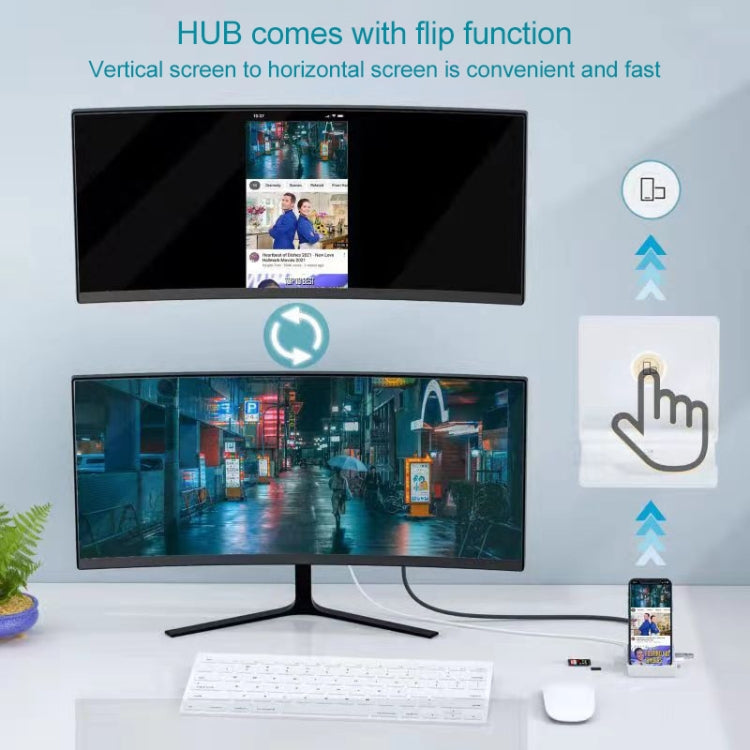 THT-020-1 Convertidor de pantalla HD multifuncional con base de carga, THT-020-1 Charging Base
