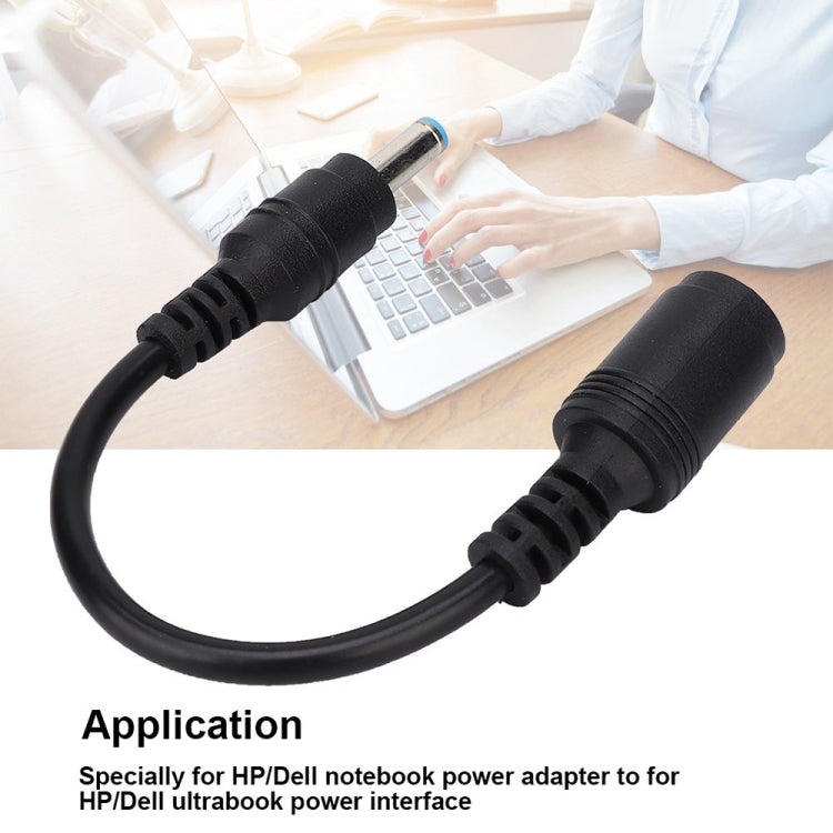 Cable adaptador de corriente con interfaces macho de 4,5 x 3,0 mm a hembra de 7,4 x 5,0 mm para computadora portátil, longitud: 20 cm, 4.5 x 3.0mm Male (Length: 20cm)