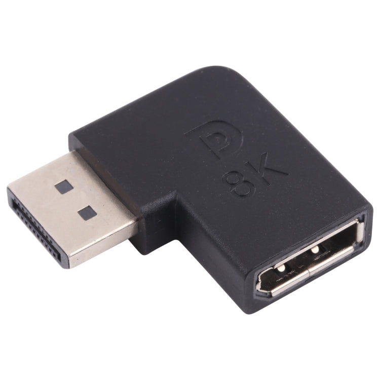 Adaptador de codo DisplayPort macho a DisplayPort hembra 8K, DP Male to DP Female Elbow