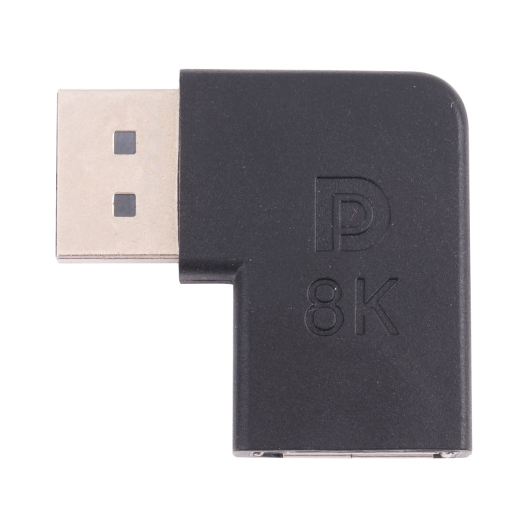 Adaptador de codo DisplayPort macho a DisplayPort hembra 8K, DP Male to DP Female Elbow