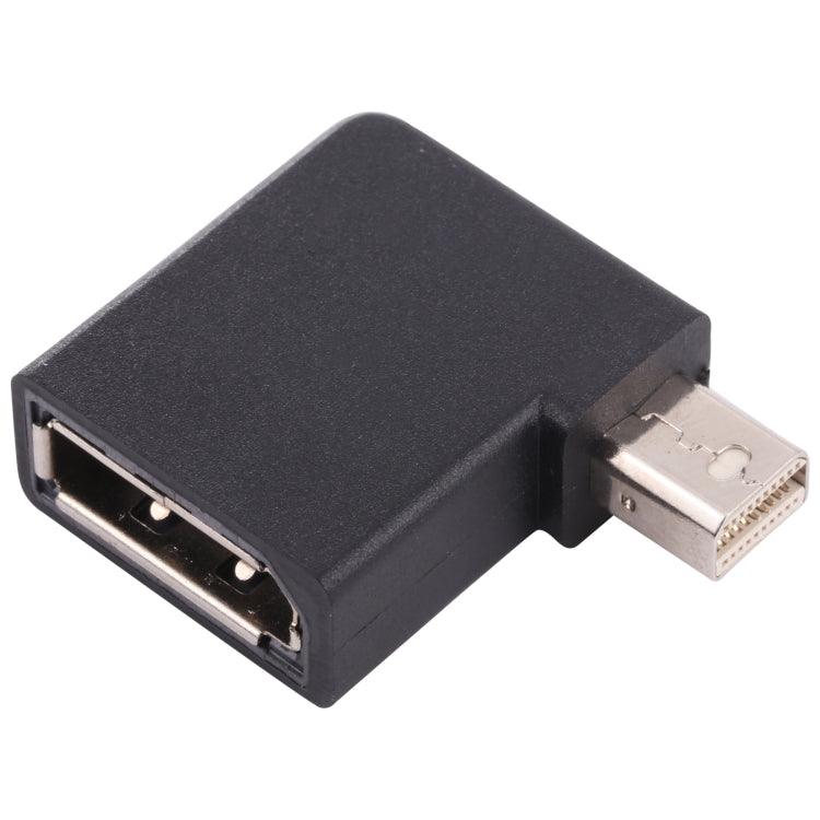 Adaptador de codo Mini DisplayPort macho a DisplayPort hembra 8K, Mini DP Male to DP Female Elbow