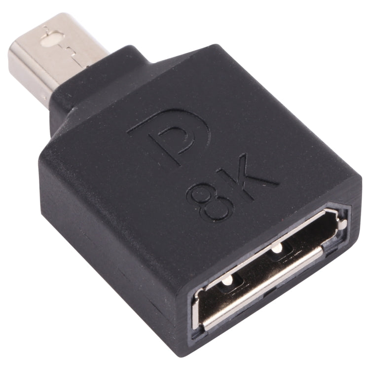 Adaptador recto Mini DisplayPort macho a DisplayPort hembra 8K, Mini DP Male to DP Female Straight