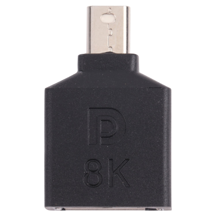 Adaptador recto Mini DisplayPort macho a DisplayPort hembra 8K, Mini DP Male to DP Female Straight