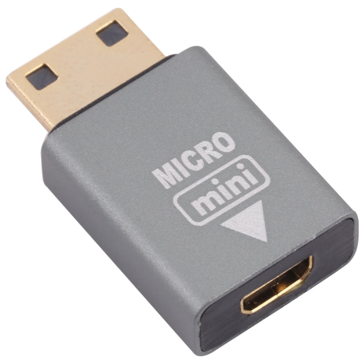 Adaptador Micro HDMI Hembra a Mini HDMI Macho, Micro HDMI to Mini HDMI