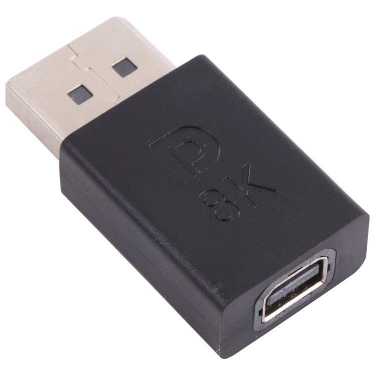 Adaptador recto DisplayPort macho a Mini DisplayPort hembra 8K, DP Male to Mini DP Female Straight