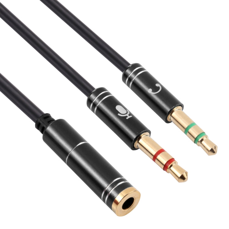 Cable adaptador hembra de 3,5 mm a macho de 2 x 3,5 mm, 3.5mm Female to 2 x 3.5mm Male