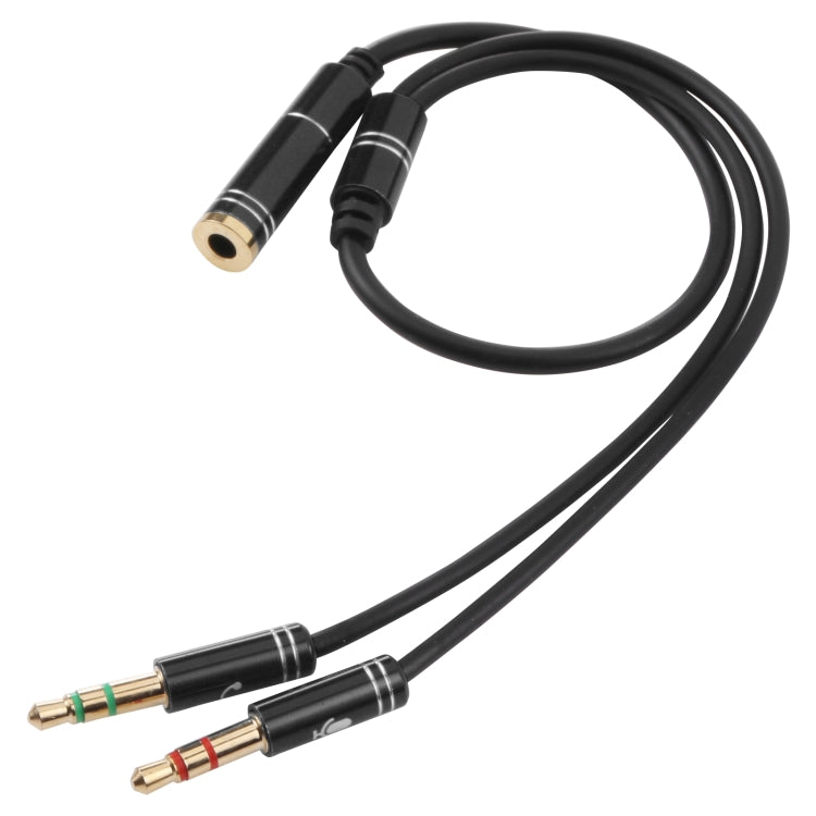 Cable adaptador hembra de 3,5 mm a macho de 2 x 3,5 mm, 3.5mm Female to 2 x 3.5mm Male