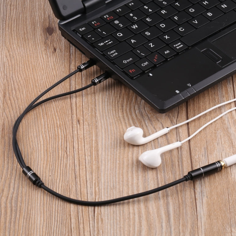 Cable adaptador hembra de 3,5 mm a macho de 2 x 3,5 mm, 3.5mm Female to 2 x 3.5mm Male