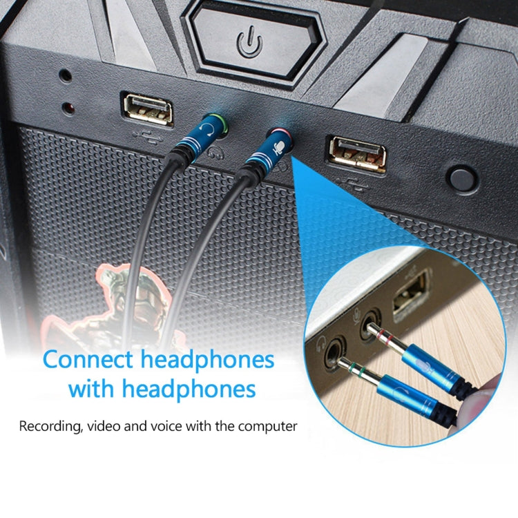 Cable adaptador hembra de 3,5 mm a macho de 2 x 3,5 mm, 3.5mm Female to 2 x 3.5mm Male