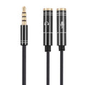 2 cables adaptadores hembra de 3,5 mm a macho de 3,5 mm., 2 x 3.5mm Female to 3.5mm Male
