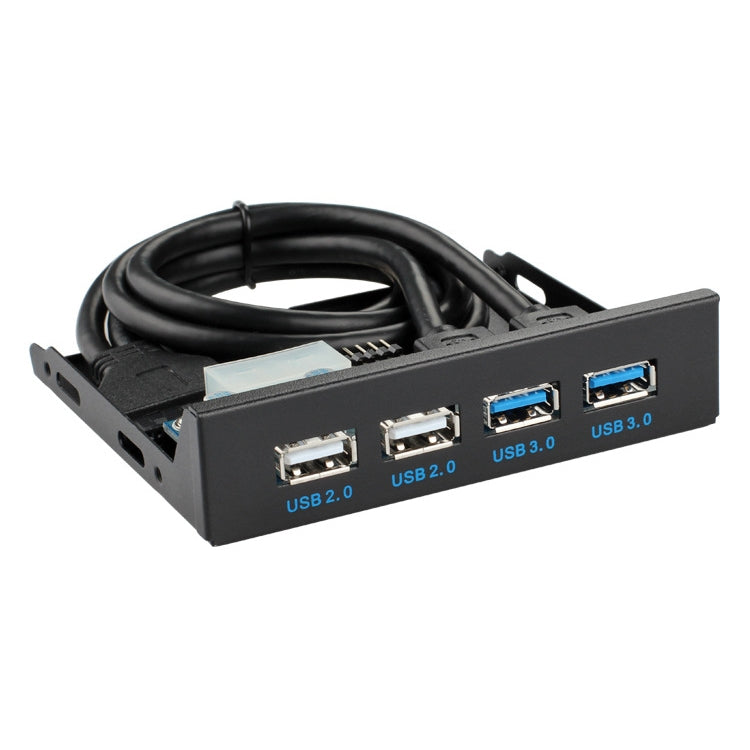 Concentrador de datos del panel frontal USB 3.0 de 0,6 M, 2 + 2 puertos, 2+2 Ports