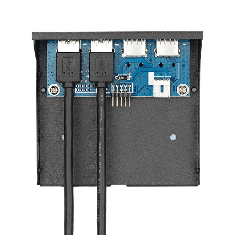 Concentrador de datos del panel frontal USB 3.0 de 0,6 M, 2 + 2 puertos, 2+2 Ports