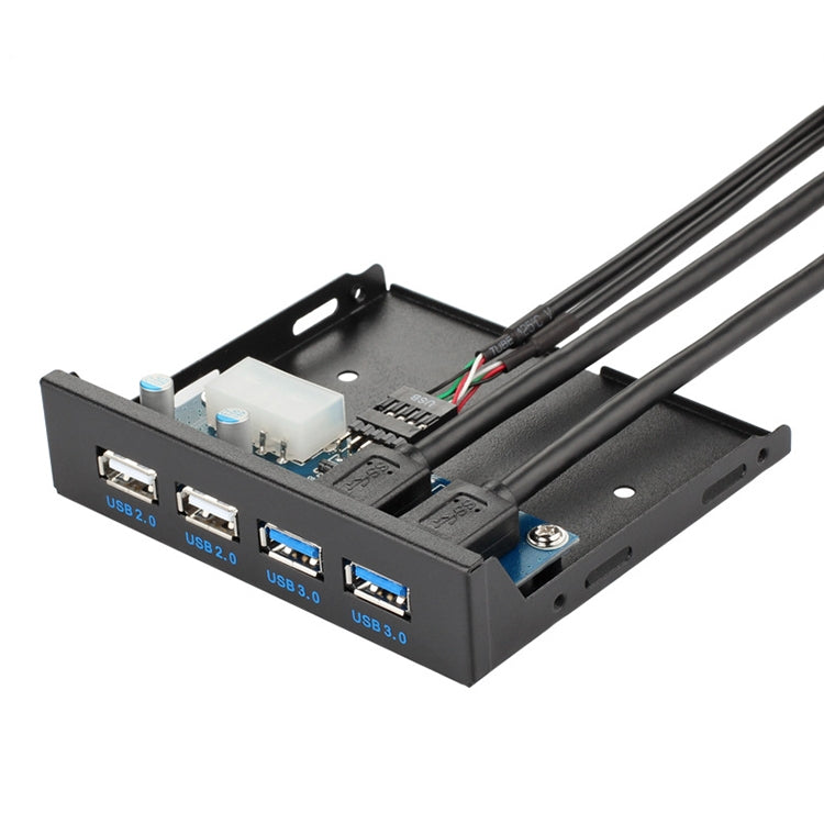 Concentrador de datos del panel frontal USB 3.0 de 0,6 M, 2 + 2 puertos, 2+2 Ports