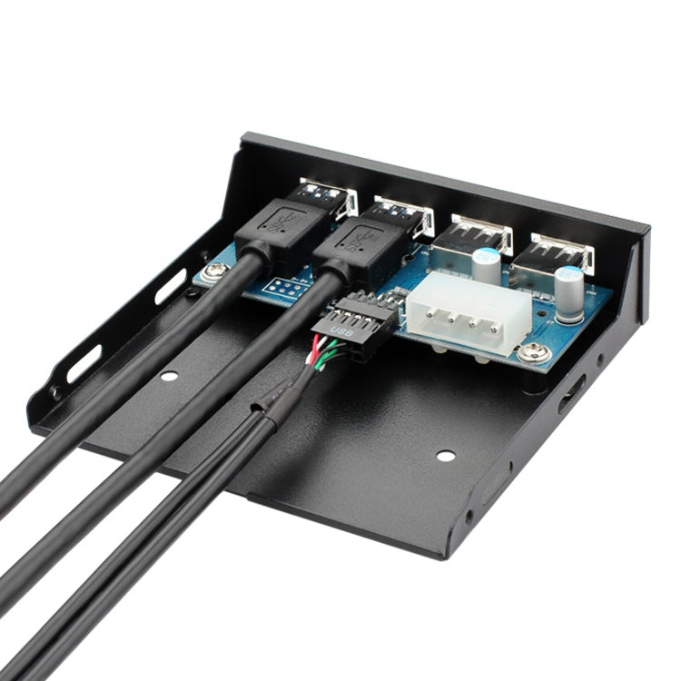 Concentrador de datos del panel frontal USB 3.0 de 0,6 M, 2 + 2 puertos, 2+2 Ports