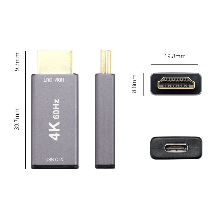 Adaptador USB 3.1 Tipo-C / USB-C Hembra a HDMI Macho