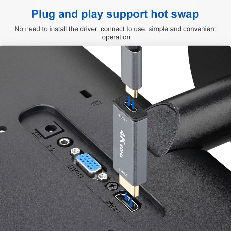 Adaptador USB 3.1 Tipo-C / USB-C Hembra a HDMI Macho