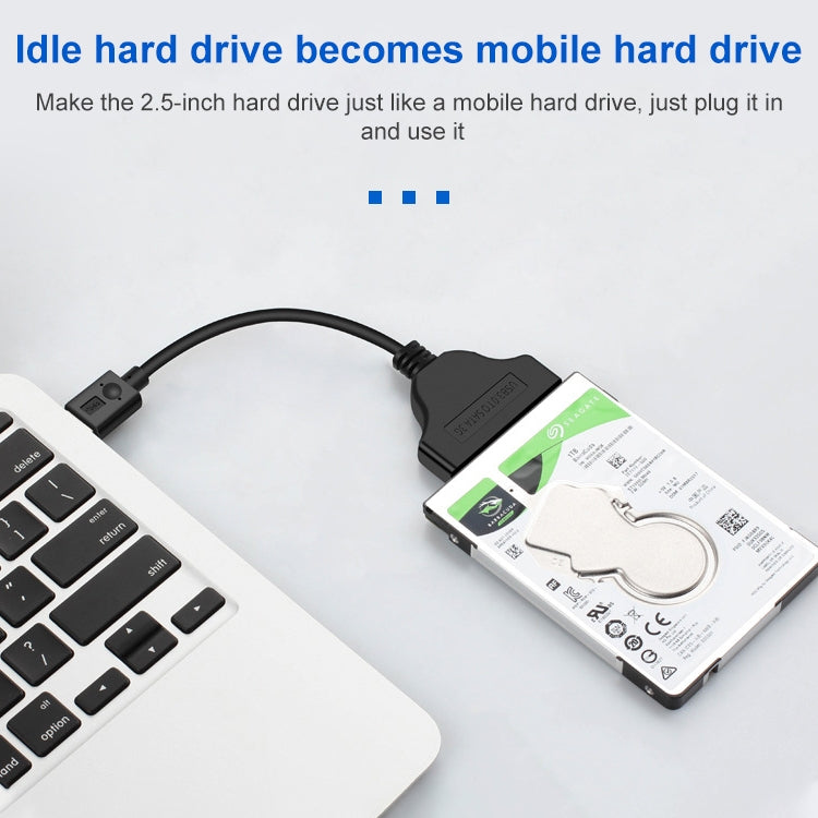 Cable USB tipo C / USB-C a SATA 2 7+15 Easy Drive, longitud: 20 cm