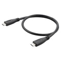 Cable de conexión USB 3.1 Tipo-C / USB-C a Tipo-C / USB-C Gen2, Longitud: 30 cm, Length: 30cm
