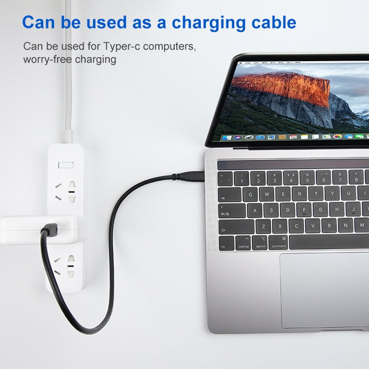 Cable de conexión USB 3.1 Tipo-C / USB-C a Tipo-C / USB-C Gen2, Longitud: 30 cm, Length: 30cm