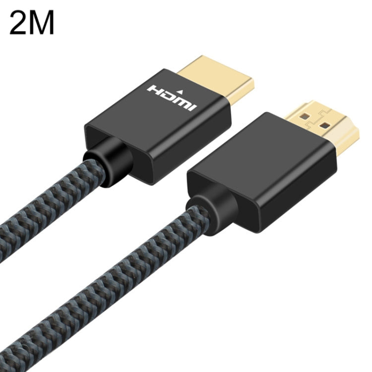 Cable trenzado de nailon macho a macho HDMI 2.0 con cabezal chapado en oro ULT-unite, longitud del cable: 2 m, 2m