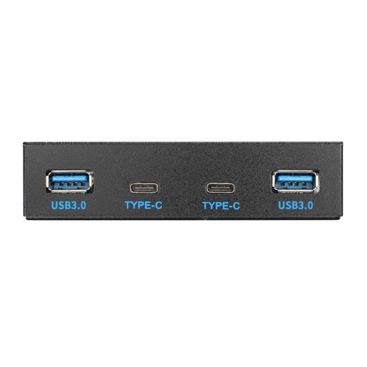 Panel frontal de unidad de disquete 2 x USB 3.0 + 2 x USB-C / Type-C, 2 x USB 3.0 + 2 x Type-C