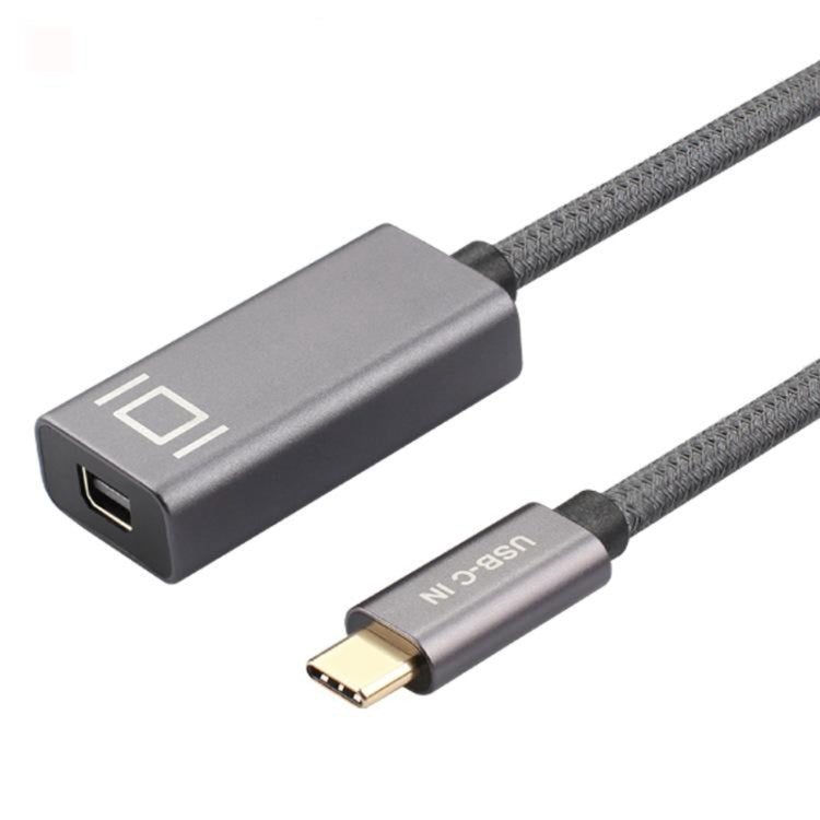 Cable adaptador 4K 60Hz USB-C / Type-C macho a Mini DisplayPort hembra, Type-C Male to Mini DisplayPort Female
