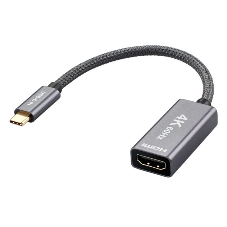 Cable adaptador 4K 60Hz USB-C / Type-C macho a HDMI hembra, Type-C Male to HDMI Female