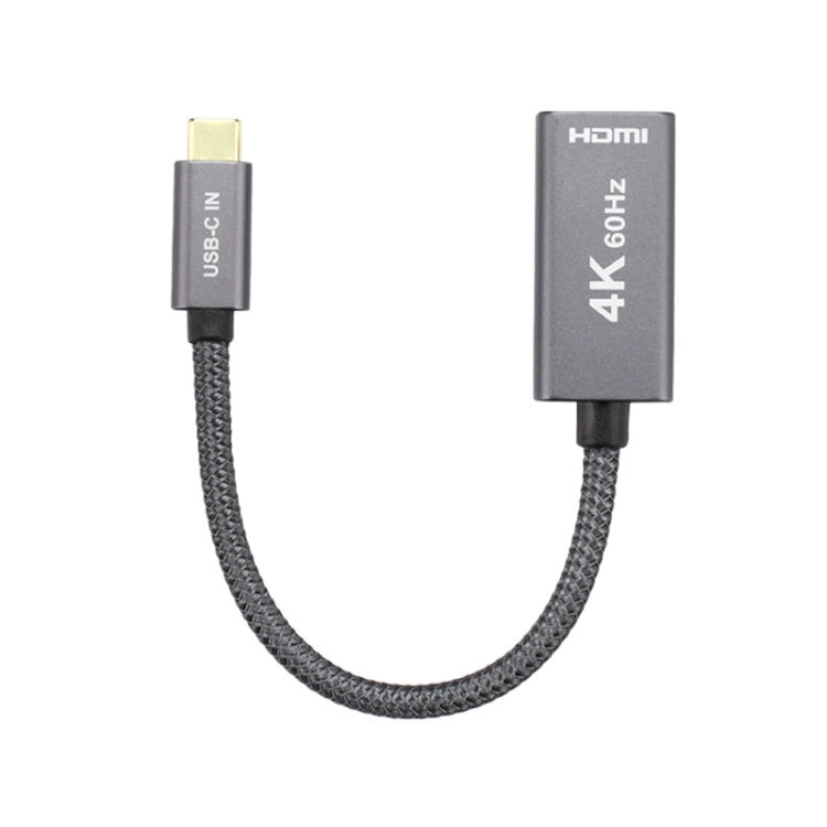 Cable adaptador 4K 60Hz USB-C / Type-C macho a HDMI hembra, Type-C Male to HDMI Female