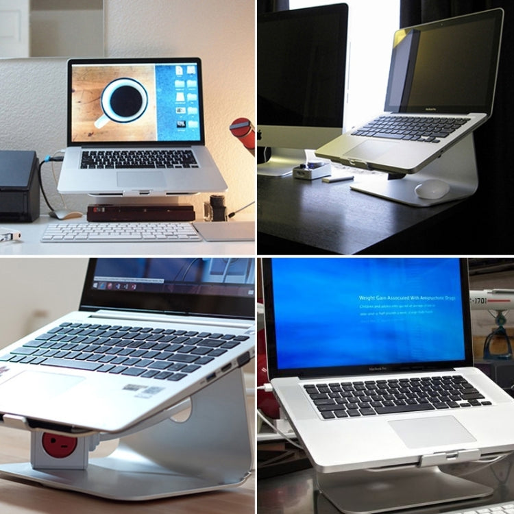 SOPI ZJ-001 Soporte de enfriamiento de aluminio de estilo clásico con ventilador frío para computadora portátil, adecuado para Mac Air, Mac Pro, iPad y otras computadoras portátiles, Classic Style with Cool Fan