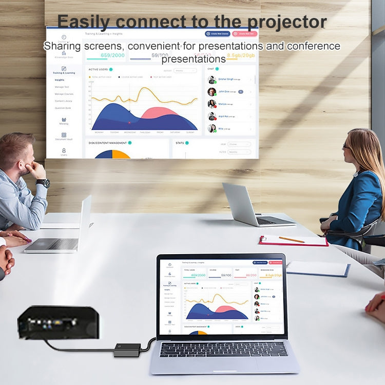 Convertidor HDCO-VGAM2 1080P VGA macho a HDMI hembra con cable de audio de 3,5 mm, HDCO-VGAM2