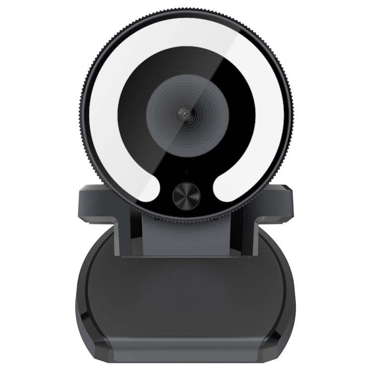 Landshine Cámara HD de belleza en vivo con ordenador con enfoque automático USB 2K gran angular de 90 grados con luz de anillo