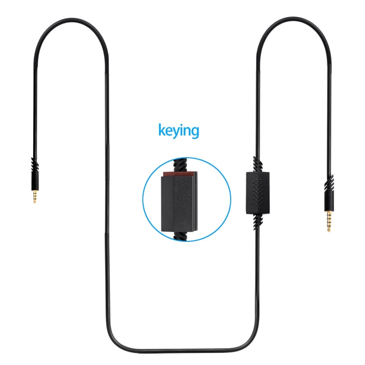 Cable de audio para auriculares para juegos ZS0179 para Logitech ASTRO A10 A40, PS4, longitud del cable: 2 m