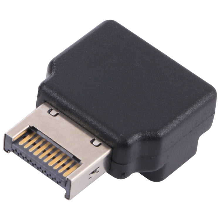 Adaptador de host de computadora tipo E hembra a macho con codo de 90 grados, Type-E Female to Male