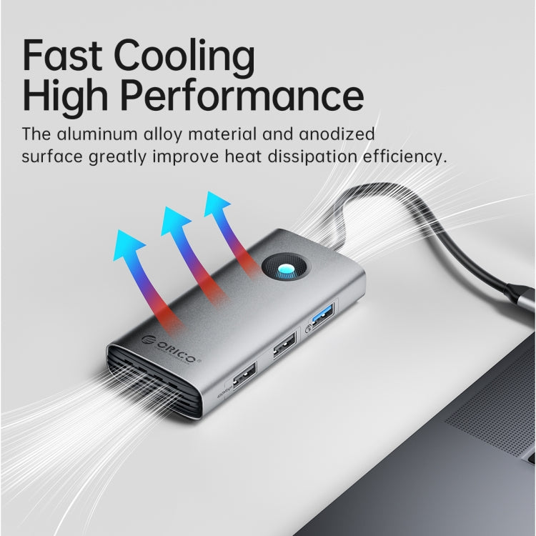 ORICO PW11-5P Estación de acoplamiento multifunción tipo C / USB-C 5 en 1 de 5 Gbps, PW11-5P