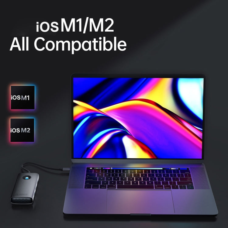 ORICO PW11-5P Estación de acoplamiento multifunción tipo C / USB-C 5 en 1 de 5 Gbps, PW11-5P