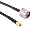 Cable de puente coaxial RF de extensión de cable flexible de antena macho SMA macho a N macho de 15m, 15m SMA Male to N Male