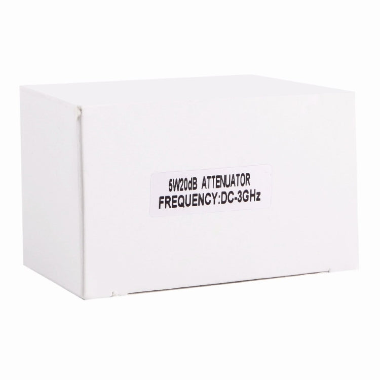 Atenuador de ganancia de frecuencia 5W 20dBi N hembra a N macho DC-13GHz, 20dBi