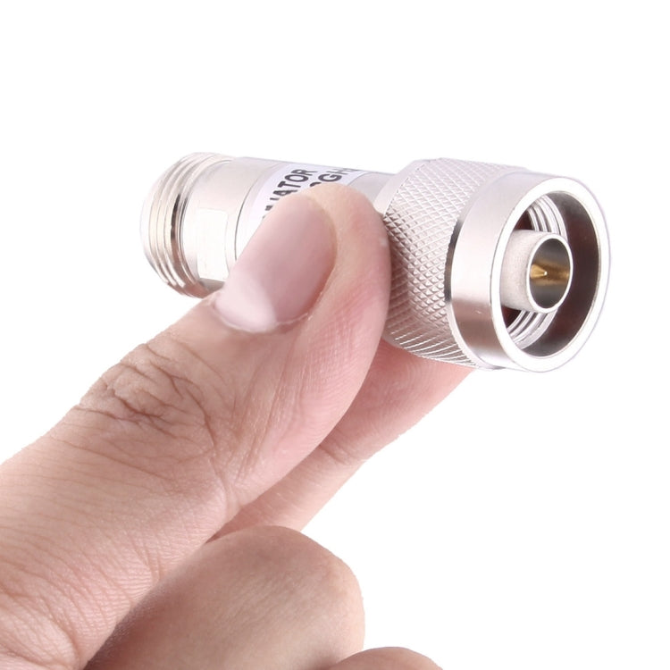 Atenuador de ganancia de frecuencia 5W 30dBi N hembra a N macho DC-13GHz, 30dBi